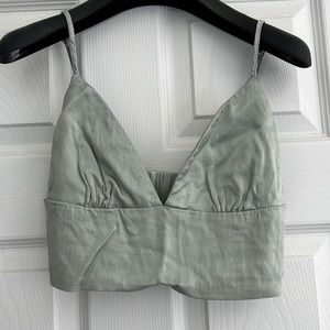 Zara Satin Bralette Top